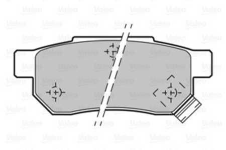 Bromsbeläggsats, Bakaxel, acura,honda,lotus,mg,rover, 06022-SP8-000, 43022SE0505, 43022-SE0-505, 43022SE0506, 43022-SE0-506, 43