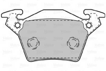 Bromsbeläggsats, Bakaxel, mercedes-benz vito buss [w638], vito skåp [w638], v-klass [638/2], 0004214210, 0034200220, 34200220, 