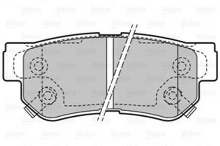 Bromsbeläggsats, Bakaxel, hyundai,kia,ssangyong, 5830217A00, 58302-17A00, 583021CA00, 58302-1CA00, 583021CA10, 58302-1CA10, 583