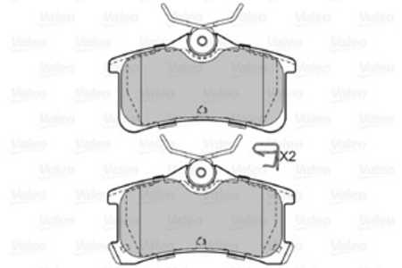 Bromsbeläggsats, Bakaxel, toyota avensis, avensis kombi, avensis liftback, corolla, corolla compact, corolla kombi, corolla lif