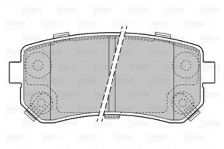 Bromsbeläggsats, Bakaxel, hyundai,kia, 583020ZA00, 58302-0ZA00, 583021GA00, 58302-1GA00, 583021HA00, 58302-1HA00, 583021HA10, 5