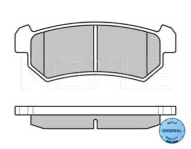 Bromsbeläggsats, Bakaxel, chevrolet,daewoo,suzuki, 55500-85Z00, 96405131