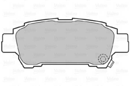 Bromsbeläggsats, Bakaxel, toyota alphard i, avensis verso, isis, previa ii, sienna, 04466-28030, 04466-28040, 04466-28070, 0446