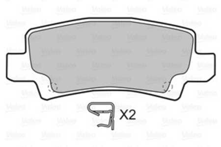 Bromsbeläggsats, Bakaxel, toyota corolla, corolla kombi, corolla sedan, 04466-02070, 04466-02160, 04466-YZZD9, 446602070, 44660