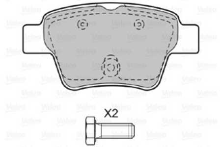 Bromsbeläggsats, Bakaxel, citroën,peugeot, 425322, 4253-22, 425325, 4253-25, 425340, 4253-40, 425398, 4253-98, 425399, 4253-99,