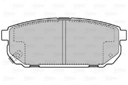 Bromsbeläggsats, Bakaxel, kia sorento i, 583023ED00, 58302-3ED00, 583023ED01, 58302-3ED01, 583023EE00, 58302-3EE00