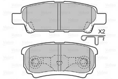 Bromsbeläggsats, Bakaxel, chrysler,dodge,jeep,mitsubishi, 4605A479, 4605A493, 4605A558, 5191 271AC, 5191271AA, 5191271AC, MR955