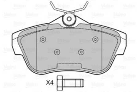 Bromsbeläggsats, Bakaxel, citroën,fiat,peugeot,toyota, 1611839580, 425367, 4253-67, 425368, 4253-68, 425497, 4254-97, 71770052,