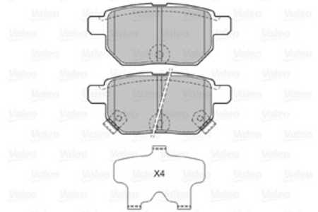 Bromsbeläggsats, Bakaxel, lexus ct, toyota corolla sedan, prius, prius phv, prius plus, urban cruiser, 04466-02330, 04466-47020