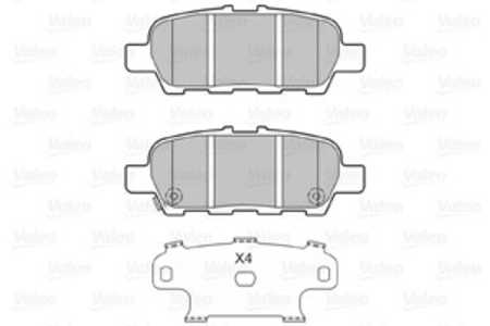 Bromsbeläggsats, Bakaxel, infiniti,nissan,suzuki, 5580077K00, 55800-77K00, 5580077-K00, 5580077K01, 5580077-K01, 5580077K02, 55