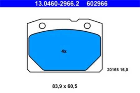 Bromsbeläggsats, Fram, lada 1200-1500 kombi, 1200-1600, nova, nova kombi, toscana, 2101-3501089, 2101-3501090