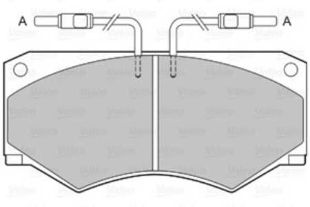 Bromsbeläggsats, Framaxel, Axelposition 1, mercedes-benz,vw, 0014201420, 0044201420, 14201420, 291698151, 291698151A, 425074, 4