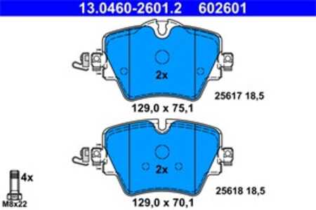 Bromsbeläggsats, Framaxel, bmw,mini, 34 10 6 860 019, 34 10 6 888 777, 34 11 6 890 553