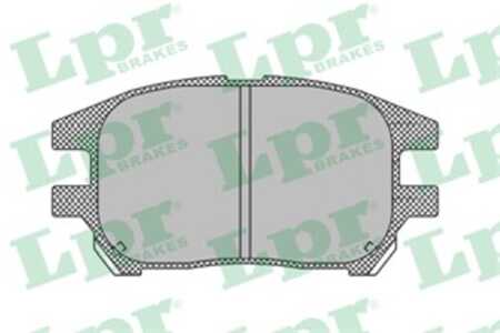 Bromsbeläggsats, Framaxel, lexus rx, 0446548050