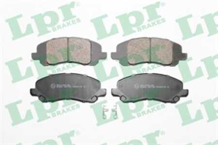 Bromsbeläggsats, Framaxel, dodge avenger, caliber, jeep compass, patriot, 05191217AA, 5191217AA, 68020494AA, 68020494AB