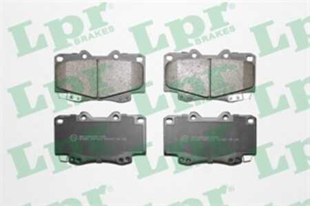 Bromsbeläggsats, Framaxel, toyota hilux pick-up vii, 0446504030, 0446504050, 044650K020, 044650K060, 044650K140, 04465YZZDV