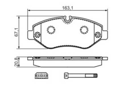 Bromsbeläggsats, Framaxel, mercedes-benz,vw, 004 420 67 20, 004 420 83 20, 005 420 21 20, 005 420 52 20, 005 420 70 20, 006 420