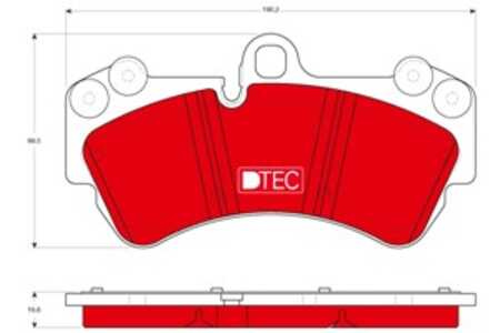 Bromsbeläggsats, Framaxel, porsche cayenne, vw touareg, 7L0 698 151 B, 7L0 698 151 D, 7L0 698 151 F, 7L0 698 151 Q, 7L0 698 151