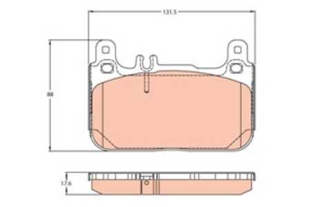 Bromsbeläggsats, Framaxel, mercedes-benz s-klass [w222, v222, x222], 006 420 96 20, 007 420 98 20, 64209620, 74209820, A 006 42