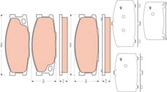 Bromsbeläggsats, Framaxel, aston martin db7 vantage, daf 55, 55 kombi, renault clio ii, MC894589, MK499873