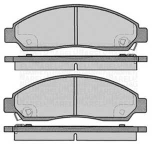 Bromsbeläggsats, Framaxel, chevrolet colorado, colorado crew cab pickup, isuzu d-max i, d-max flak/chassi i, elf flak/chassi, 8