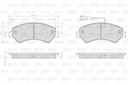 Bromsbeläggsats, Framaxel, citroën,fiat,peugeot, 1607878780, 1607878980, 1623842580, 1623842680, 425373, 4253-73, 425374, 4253-