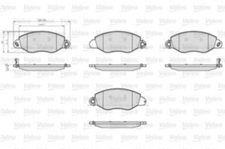 Bromsbeläggsats, Framaxel, ford transit buss, transit flak/chassi, transit skåp, 1144288, 1318147, 1415168, 1465168