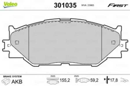 Bromsbeläggsats, Framaxel, lexus is ii, is iii, is c, 04465-53020, 04465-53040, 446553020, 446553040