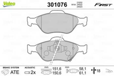 Bromsbeläggsats, Framaxel, daihatsu charade viii, toyota yaris, yaris skåp/halvkombi, 04465-0D050, 04465-0D120, 04465-0D210, 04