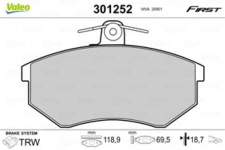 Bromsbeläggsats, Framaxel, audi,seat,vw, 1HM698151, 1HM698151A, 357698151, 357698151A, 357698151B, 8A0698151C