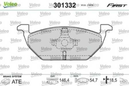 Bromsbeläggsats, Framaxel, audi,seat,skoda,vw, 1J0698151H, 1JE698151B, 6R0698151A