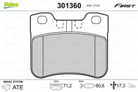 Bromsbeläggsats, Framaxel, citroën ax, saxo, saxo hatchback van, peugeot 106 i, 106 ii, 425128, 4251-28, 425189, 4251-89, 42528