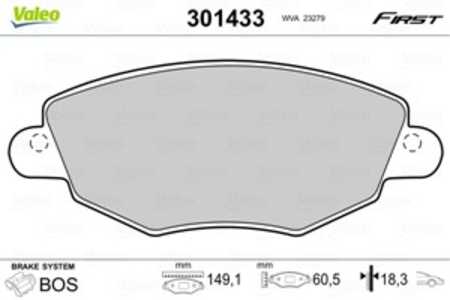 Bromsbeläggsats, Framaxel, ford mondeo iii, mondeo sedan iii, mondeo turnier iii, jaguar x-type i, x-type kombi i, 1121894, 112