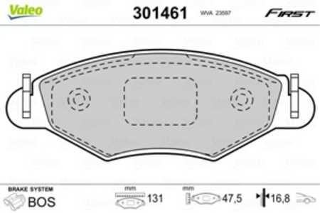 Bromsbeläggsats, Framaxel, peugeot 206 halvkombi, 206 sedan, 206 sw, 206 van, 206+, 425204, 4252-04, 425212, 4252-12, 425228, 4