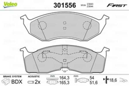 Bromsbeläggsats, Framaxel, chrysler,dodge,plymouth, 4728 124, 4728124, 4762 682, 4762682, 4773 264, 4773264, 4882 107, 4882107,