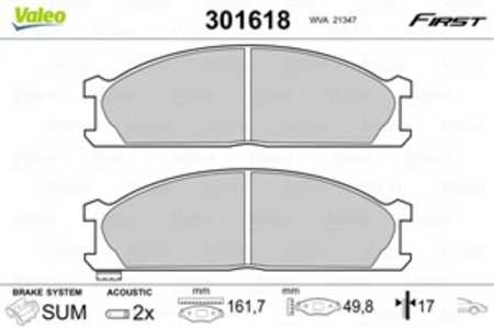 Bromsbeläggsats, Framaxel, nissan,subaru, 4106008N90, 41060-08N90, 4106008N91, 41060-08N91, 4106008N92, 41060-08N92, 4106023C90