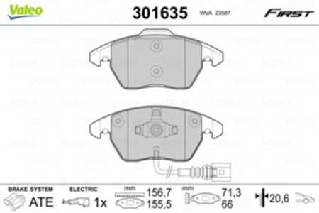 Bromsbeläggsats, Framaxel, audi,seat,skoda,vw, 1K0698151, 1K0698151C, 1K0698151E, 3C0698151, 3C0698151A, 3C0698151B, 3C0698151C