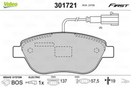 Bromsbeläggsats, Framaxel, abarth,fiat,lancia,opel,vauxhall, 1605157, 1605181, 51928528, 71754803, 71770086, 71770120, 71770122