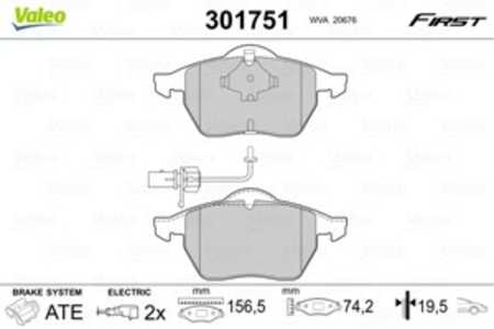 Bromsbeläggsats, Framaxel, audi,vw, 4B0698151, 4B0698151A, 4B0698151AB, 4B0698151B, 4B0698151E, 4B0698151H, 4B0698151M