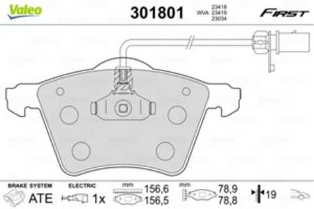 Bromsbeläggsats, Framaxel, ford galaxy i, seat alhambra, vw sharan, 1151377, 7M3698151B