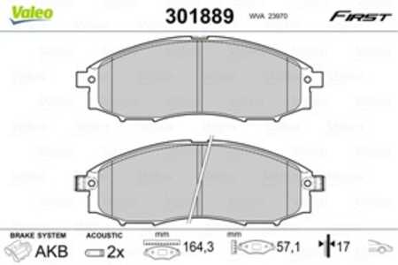 Bromsbeläggsats, Framaxel, nissan navara, np300 pickup, pathfinder ii, pick up, 41060VK190, 41060-VK190, D1060VK190, D1060-VK190