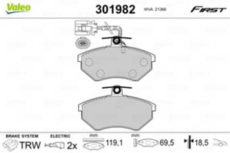 Bromsbeläggsats, Framaxel, vw golf iii, golf variant iii, vento, 357698151C, 357698151F