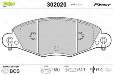 Bromsbeläggsats, Framaxel, citroën c5 i, c5 ii, c5 break i, c5 break ii, c5 skåp / kombi, 425216, 4252-16, 425249, 4252-49, 425