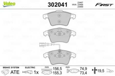 Bromsbeläggsats, Framaxel, vw, 7H0698151, 7H0698151B, 7H0698151D, JZW698151Q