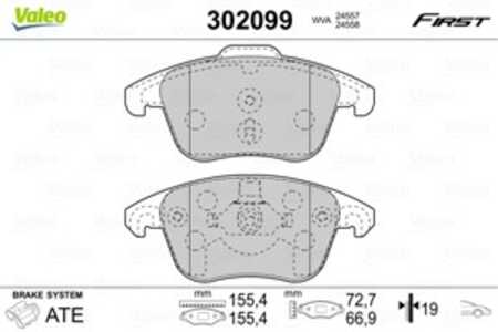 Bromsbeläggsats, Framaxel, citroën,ds,peugeot, 1647862580, 425362, 4253-62, 425397, 4253-97, 425477, 4254-77