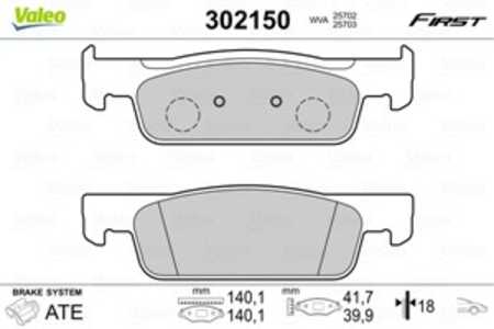 Bromsbeläggsats, Framaxel, dacia,renault,smart, 410602581R, 410605612R, 410605951R, 4534200700, 4534210000, 4534210010, 4534210