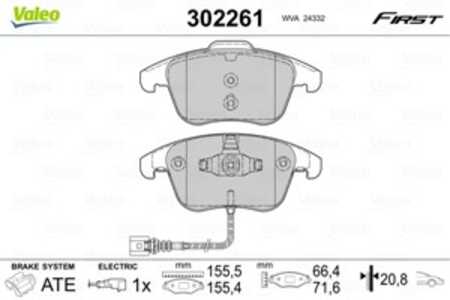 Bromsbeläggsats, Framaxel, audi q3, seat alhambra, vw sharan, tiguan, 5N0698151, 5N0698151A, 5N0698151B, 5N0698151C, 7N0698151