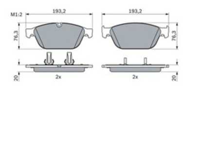 Bromsbeläggsats, Framaxel, audi a8 d4, q5, q5 van, 4H0 698 151 E, 4H0 698 151 H, 4H0 698 151 L, 4H0 698 151 N, 8R0 698 151 F, 8