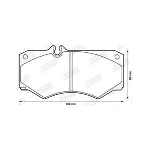 Bromsbeläggsats, Framaxel, mercedes-benz,vw, 001 420 14 20, 0014201420, 0034200720, 0044201420, 0054209820, 0084204020, 460 420