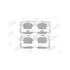 Bromsbeläggsats, Framaxel, opel,saab,vauxhall, 05532544, 1605 032, 1605032, 1605912, 1605966, 1605984, 4778254, 4839924, 490773